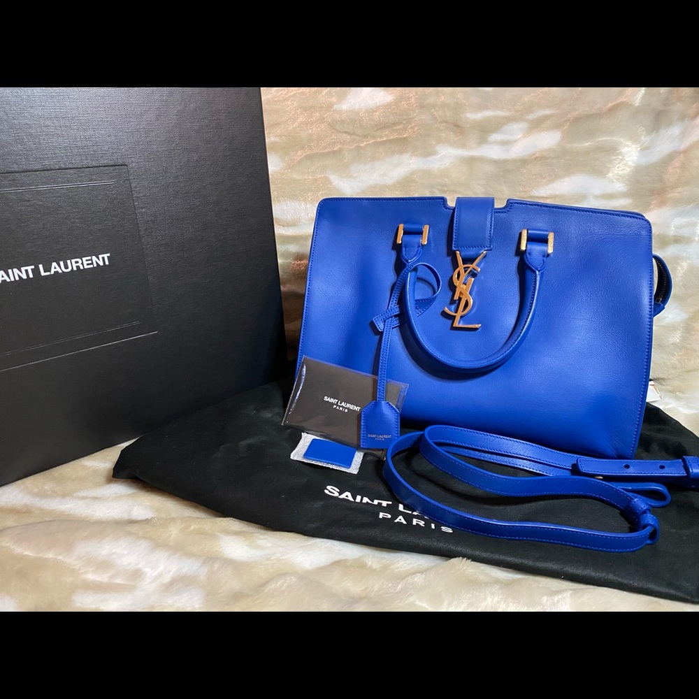 YSL Saint Laurent Cabas Leather